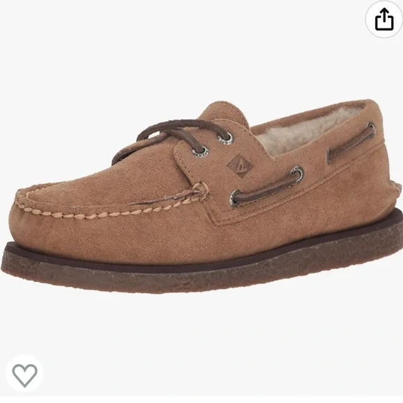 *NEW* SPERRY Men\'s A/O 2-Eye Winter Boat Shoe, Caramel 9.5 sperry-mens-authentic-original  main image 4